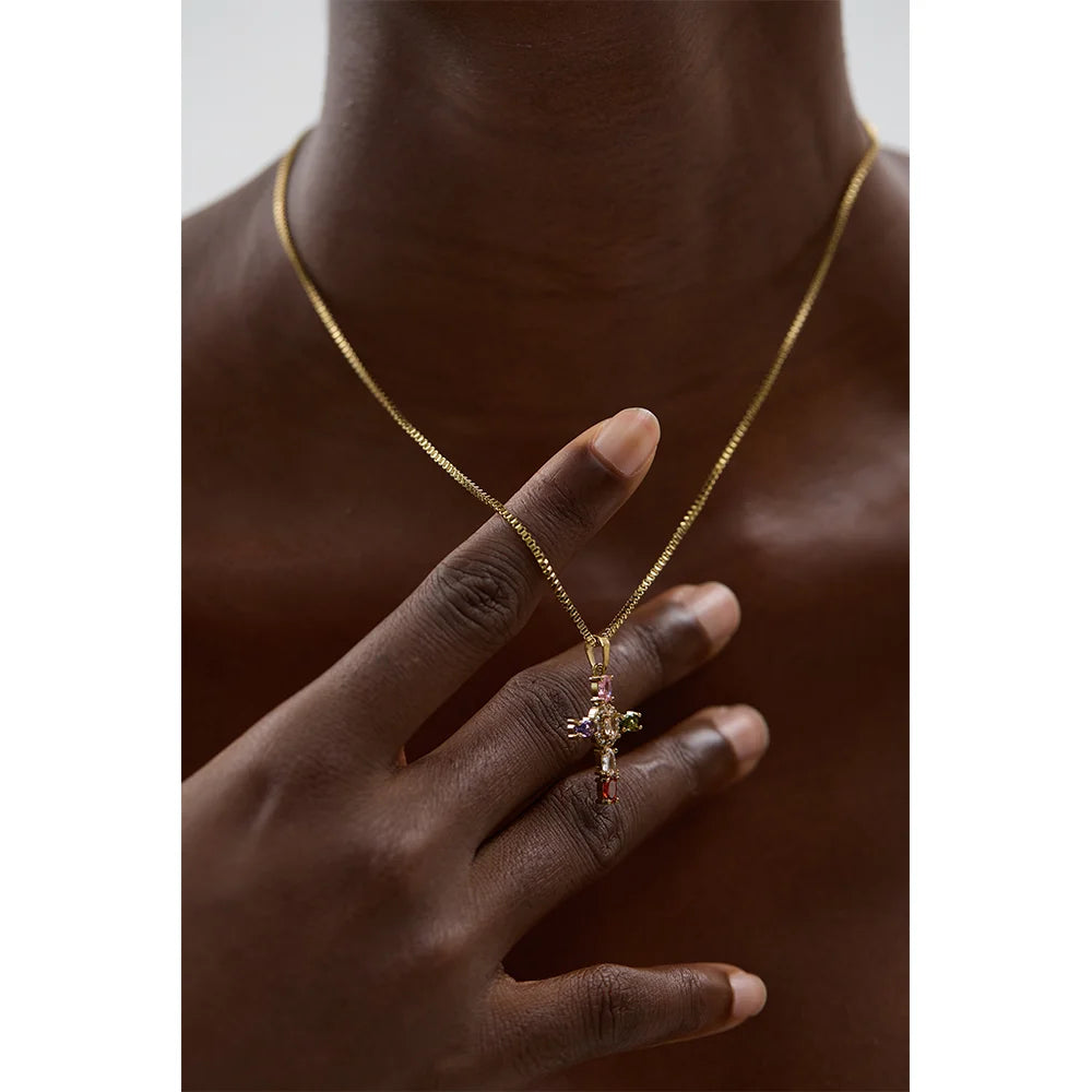 Close to God Cross Pendant Necklace