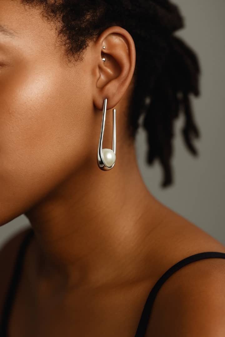 Drop the Pearl Earrings