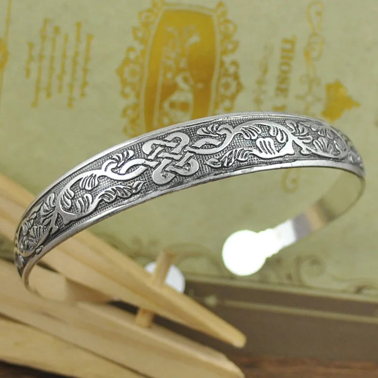 Tibetan Style Carved Bangles