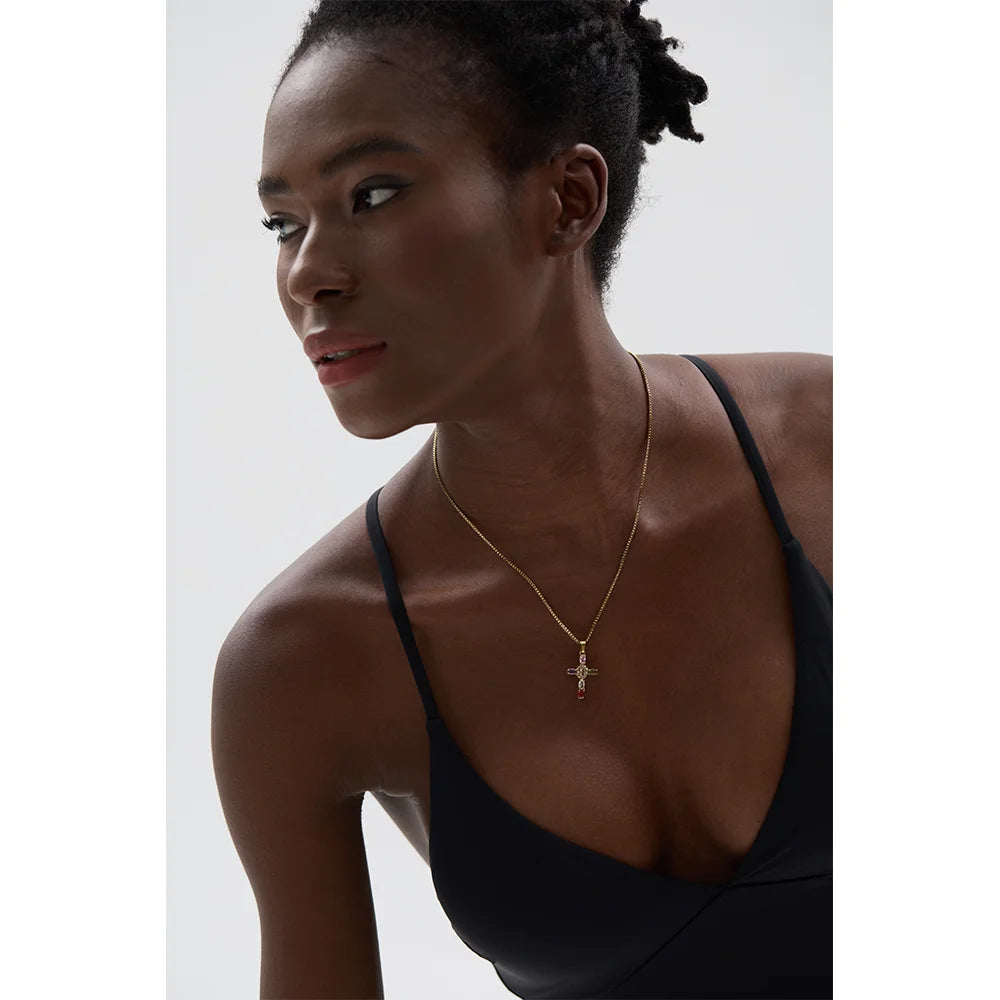 Close to God Cross Pendant Necklace