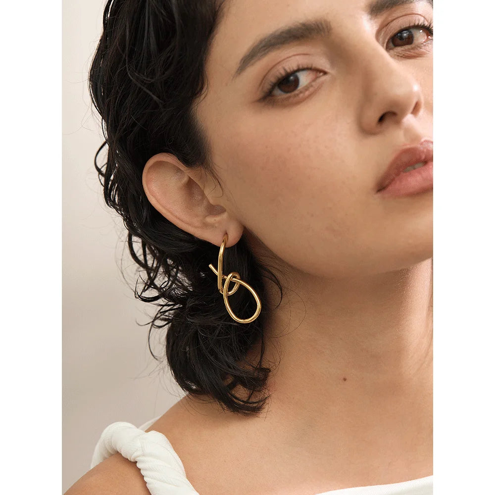 Drop knot Earrings