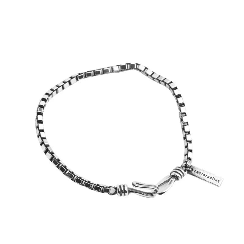 925 Sterling Silver Geometric Bracelet