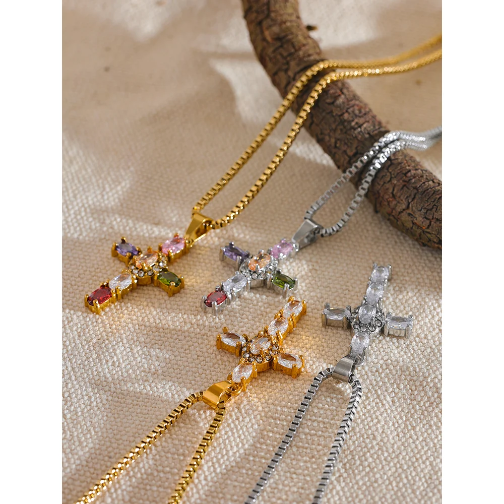 Close to God Cross Pendant Necklace