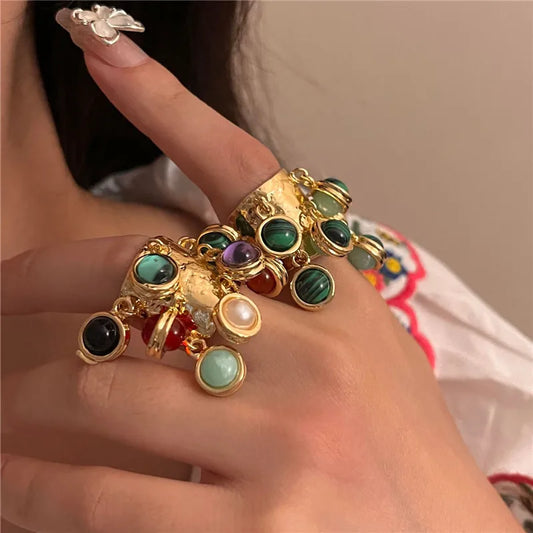 Vintage Ring Multi Drop Ring  Elegant Jewelry Elegant Jewelries Timeless Accessories  High Quality Jewelry  Women Fashion  Classic Ring  Jewelry Gift  Sophisticated Style  Vintage Inspired Gifts for her