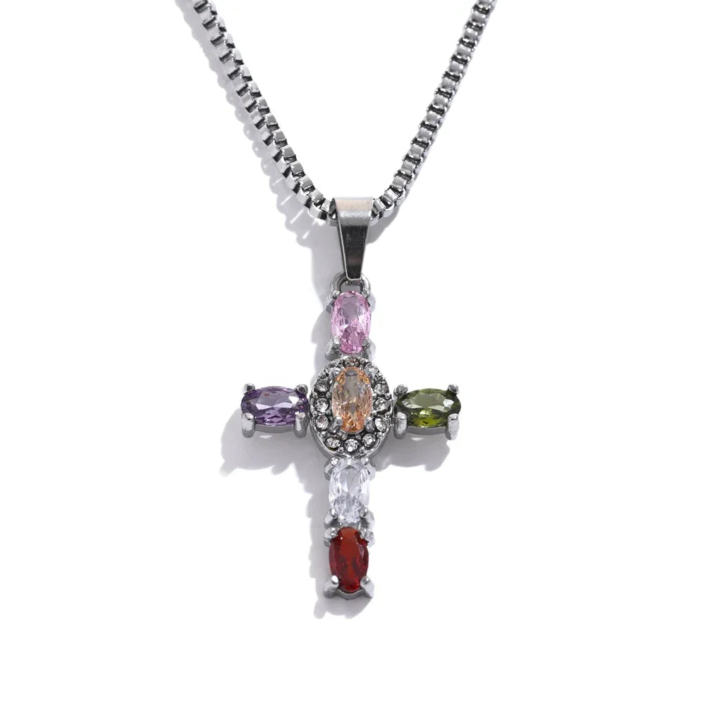 Close to God Cross Pendant Necklace
