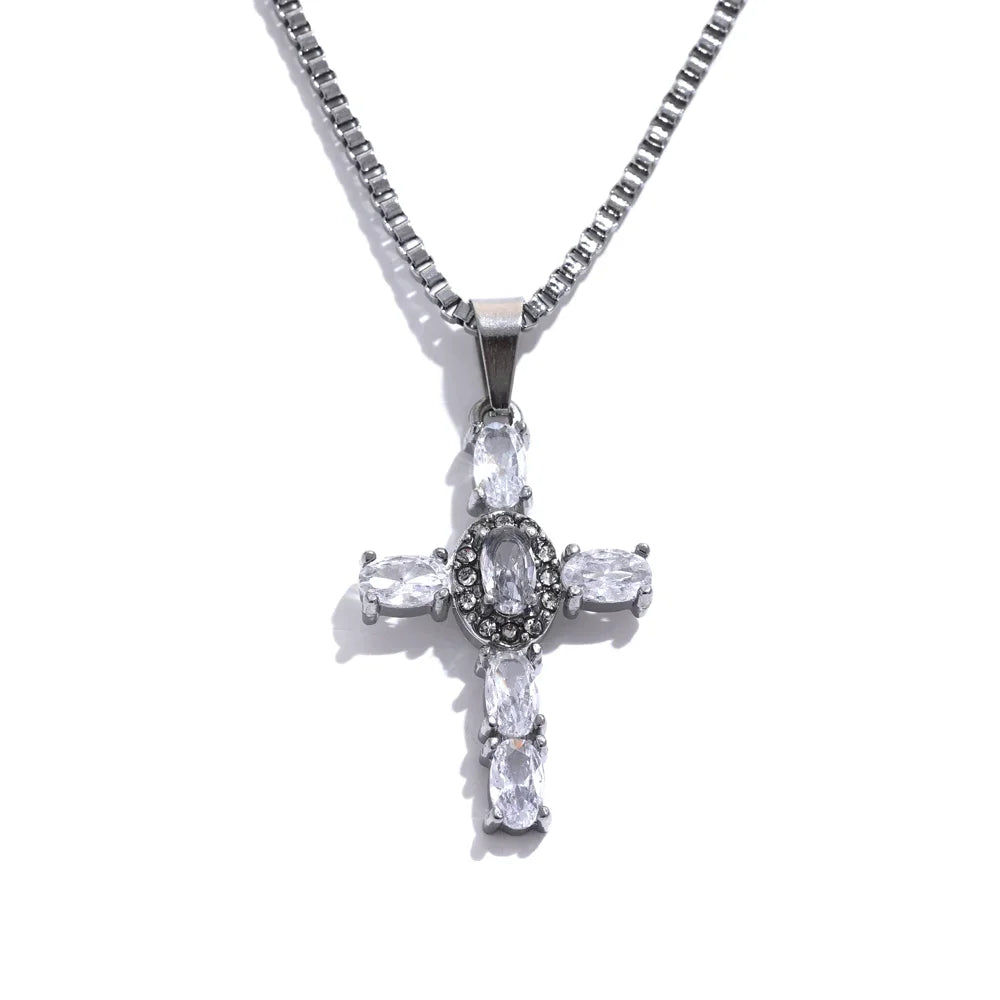 Close to God Cross Pendant Necklace